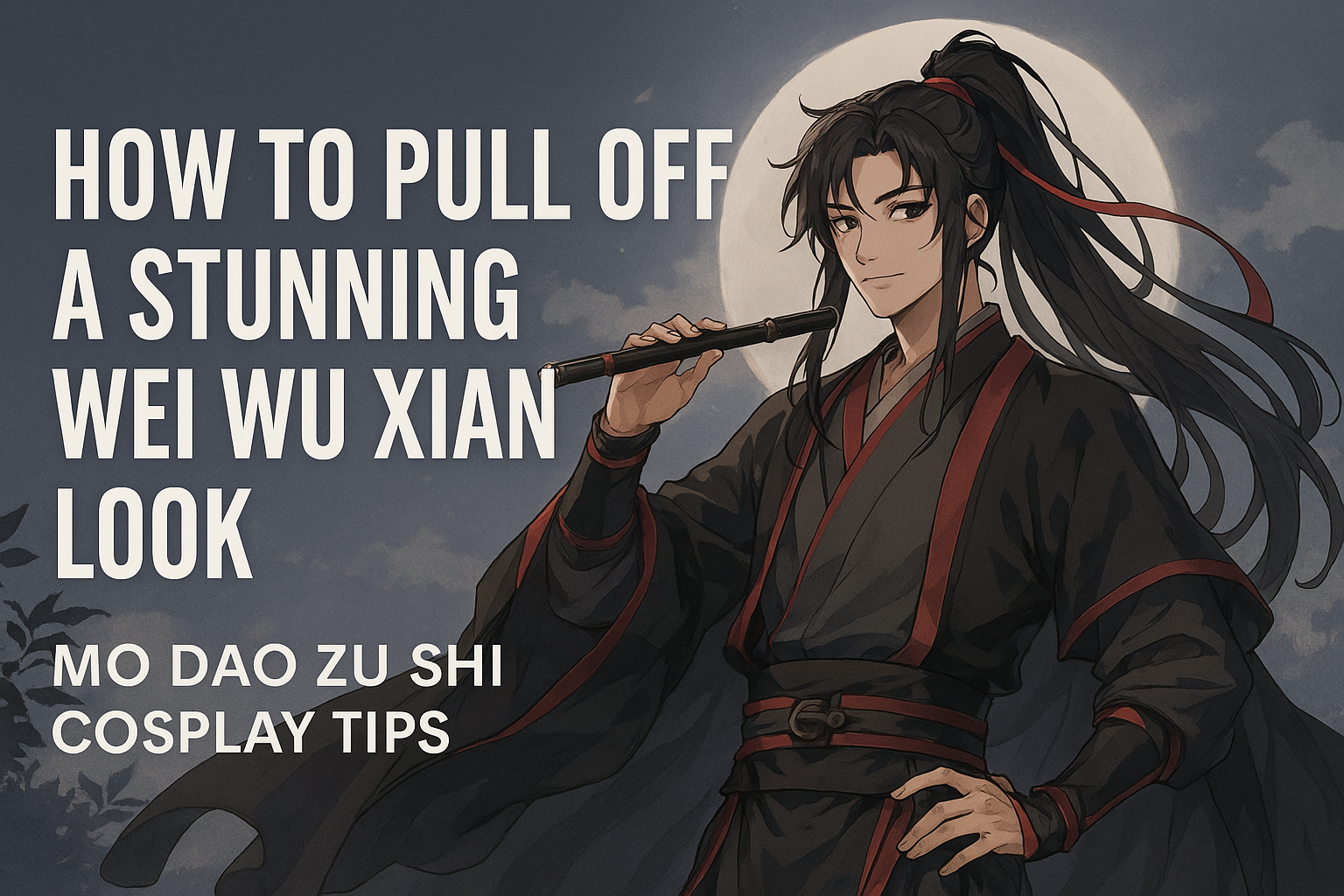 How to Pull Off a Stunning Wei Wu Xian Look | Mo Dao Zu Shi Cosplay Tips