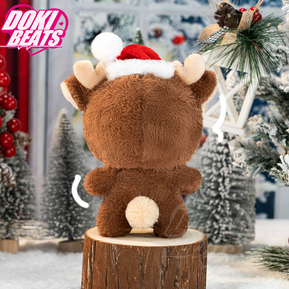 【IN STOCK】Dokibeats Christmas Cape/ Elk /Snowman Cotton Doll Clothes 10CM Keychain