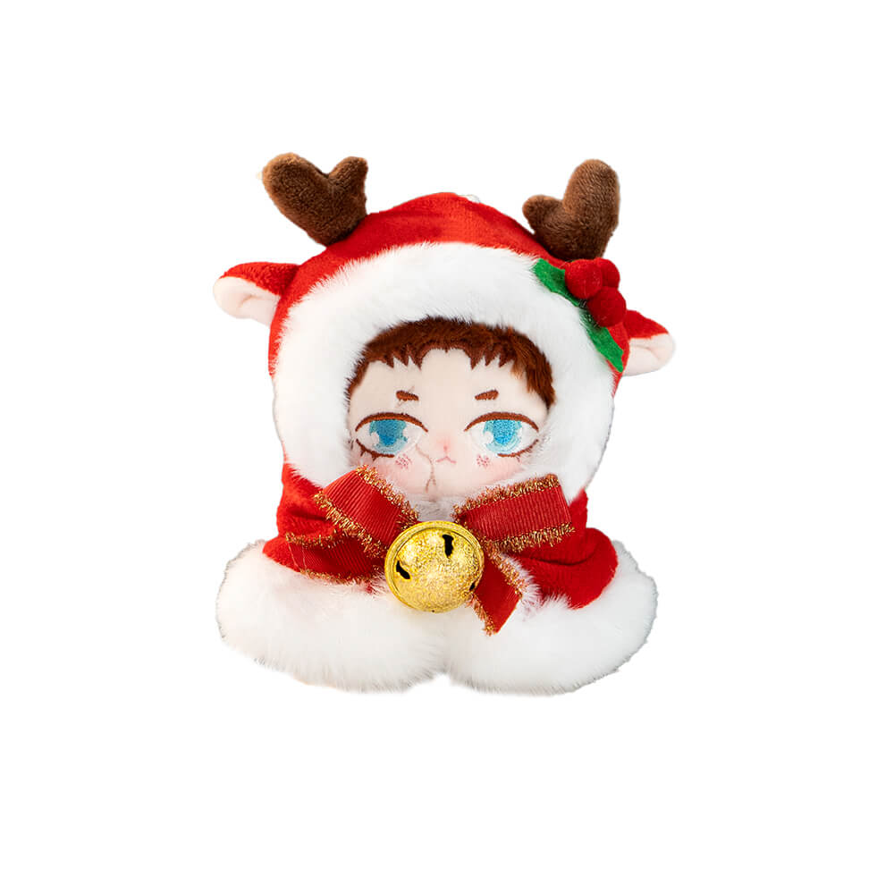 【IN STOCK】Dokibeats Christmas Cape/ Elk /Snowman Cotton Doll Clothes 10CM Keychain