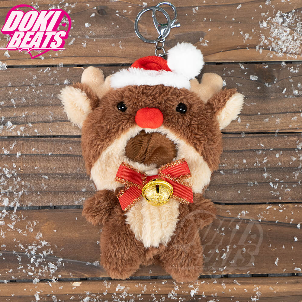 【IN STOCK】Dokibeats Christmas Cape/ Elk /Snowman Cotton Doll Clothes 10CM Keychain