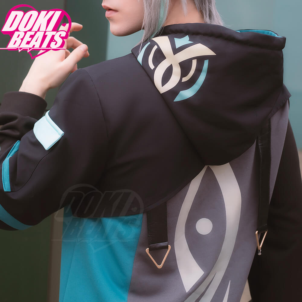 【Size XS-M】Dokibeats X Geheichou Game Genshin Impact Al haitham Techwear Jacket Casual Wear Alhaitham Costume Cosplay