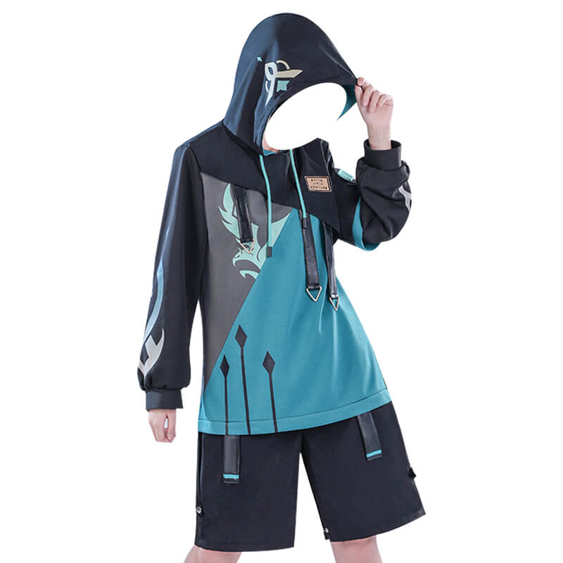 【Size XS-M】Dokibeats X Geheichou Game Genshin Impact Al haitham Techwear Jacket Casual Wear Alhaitham Costume Cosplay