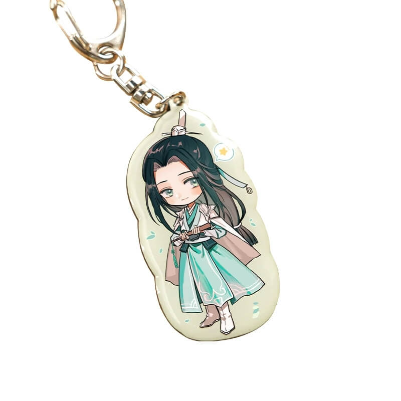 Omodoki Scumbag System Shen Qingqiu and Luo Binghe Anime Merch Cute Keychain