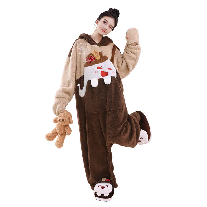 Game Genshin Impact Cosplay Zhongli / Hutao / Xiao Costume Cutie Party Doujin Pajamas Wanderer