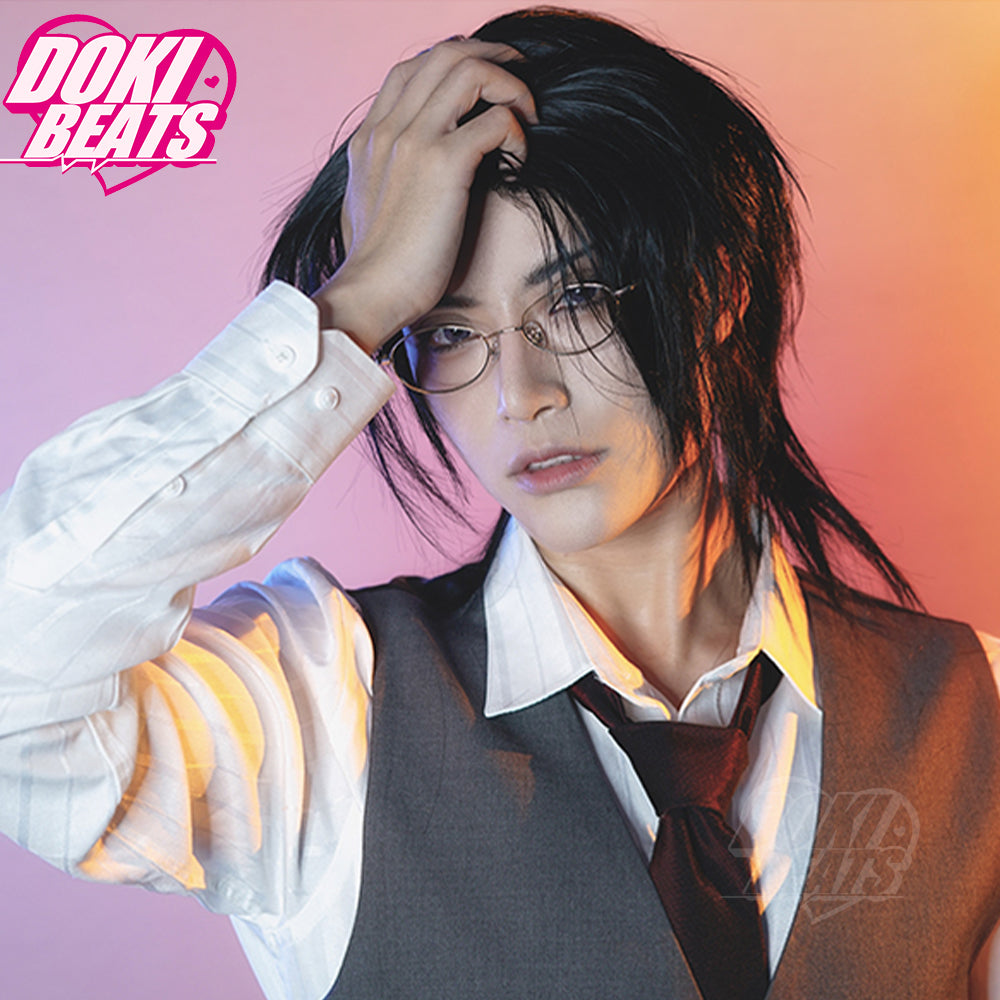 Dokibeats Short Black Wig for Men