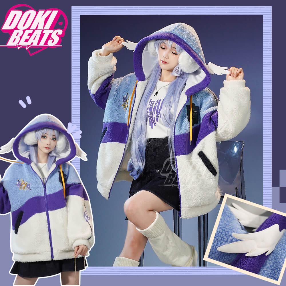 Star Rail Cosplay Costume Sparkle / Robin Doujin The Dome of the Stars in Winter Jacket