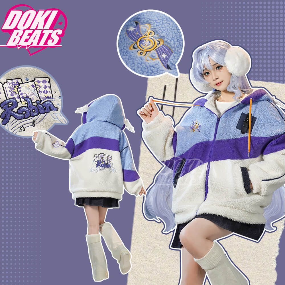 Star Rail Cosplay Costume Sparkle / Robin Doujin The Dome of the Stars in Winter Jacket