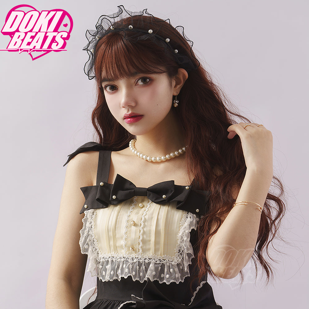 Dokibeats Red Brown Wool Curls Long Hair for Women