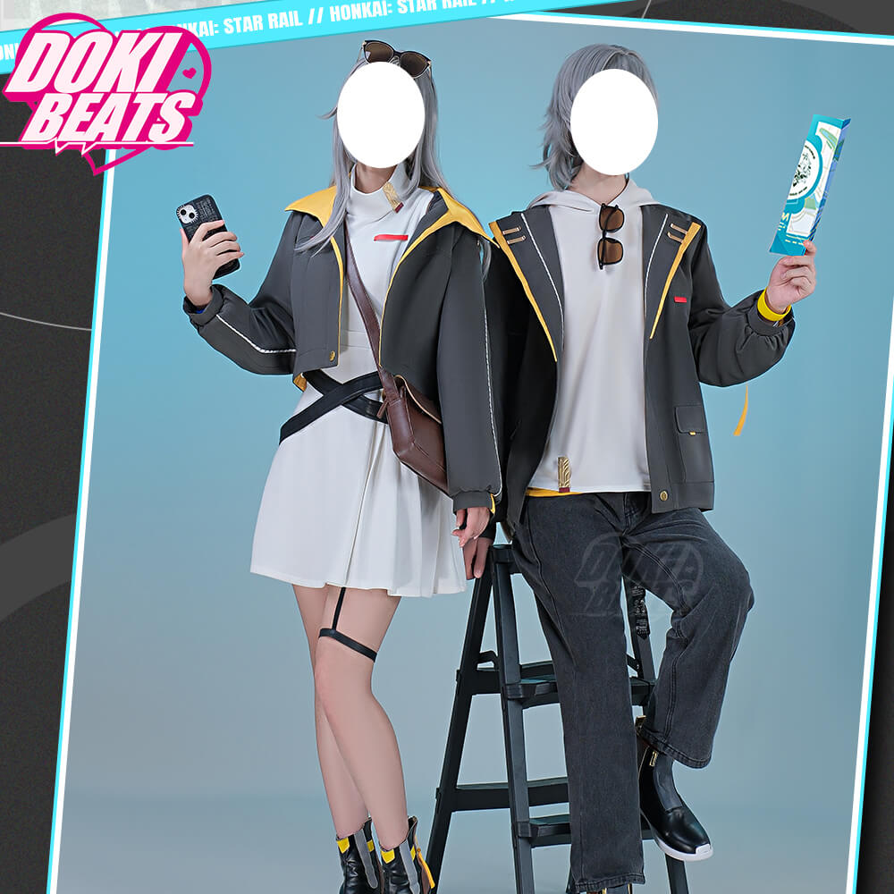 Game Honkai: Star Rail Cosplay Trailblazer Stelle / Caelus Costume World Travel Doujin Casual Wear