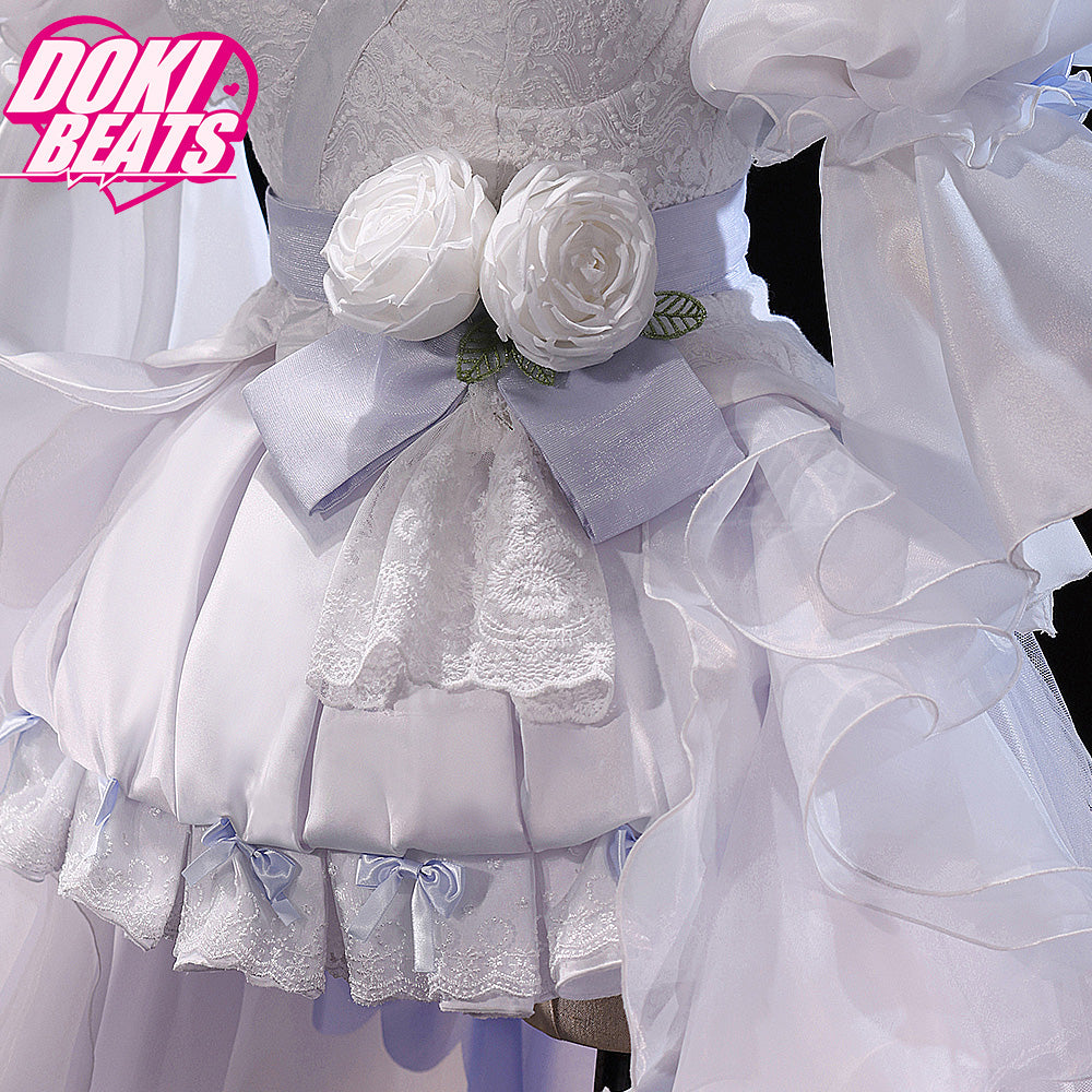 Dokibeats VSINGER Cosplay Luo Tianyi Costume Wedding Dress Luotianyi