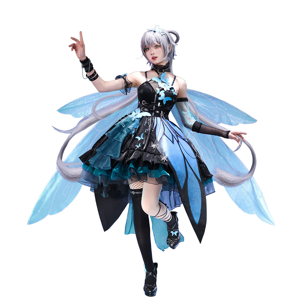 Luo Tianyi Cosplay Costume Singer Cosplay Women Cute Costume Dress Luo Tianyi Summer Insects Cosplay Dress