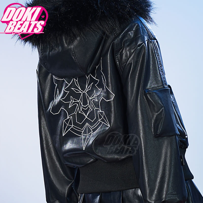 【Size XS-3XL】Dokibeats-R Game Genshin Impact Cosplay Wriothesley Fontaine Leather Jacket Doujin