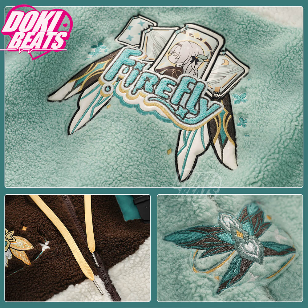 Star Rail Cosplay Costume Aventurine / Firefly Doujin The Dome of the Stars in Winter Jacket Casual Wear