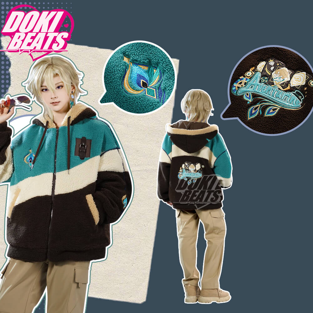 Star Rail Cosplay Costume Aventurine / Firefly Doujin The Dome of the Stars in Winter Jacket Casual Wear