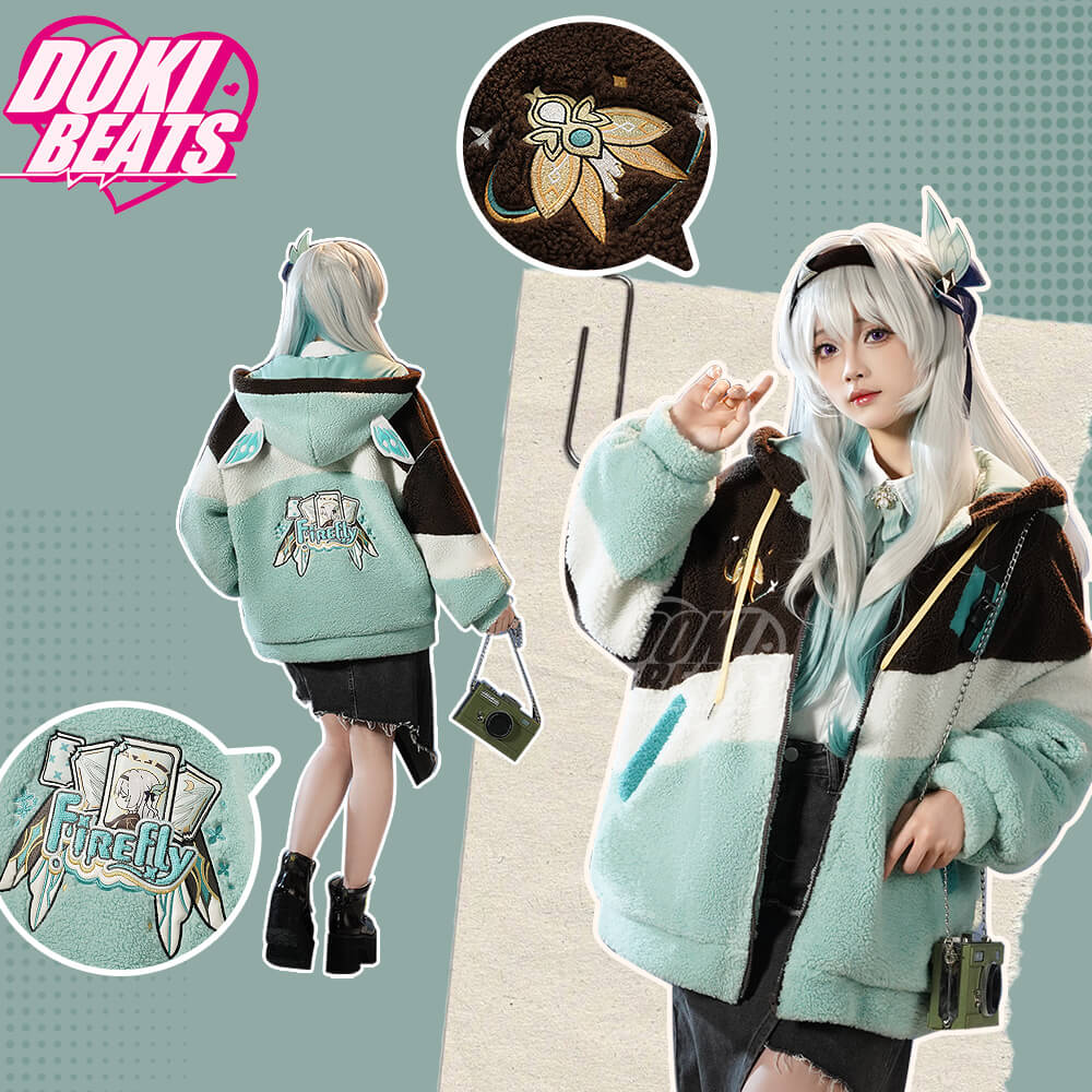 Star Rail Cosplay Costume Aventurine / Firefly Doujin The Dome of the Stars in Winter Jacket Casual Wear
