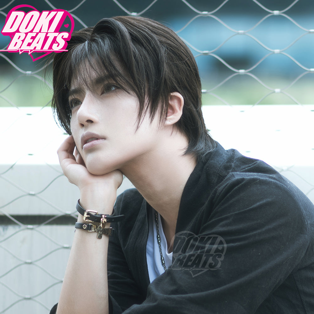 Dokibeats Short Wig Men Wig Black Color