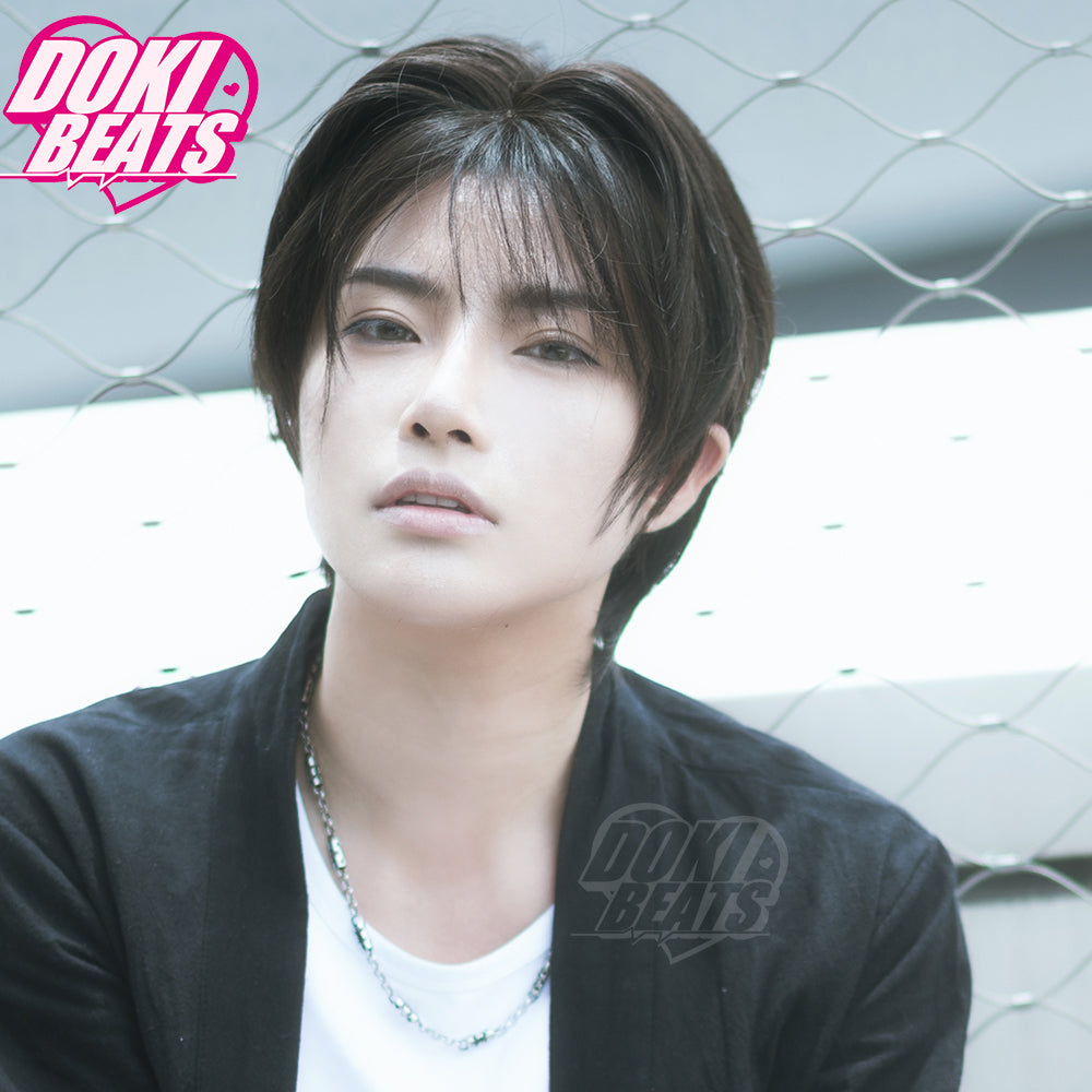 Dokibeats Short Wig Men Wig Black Color