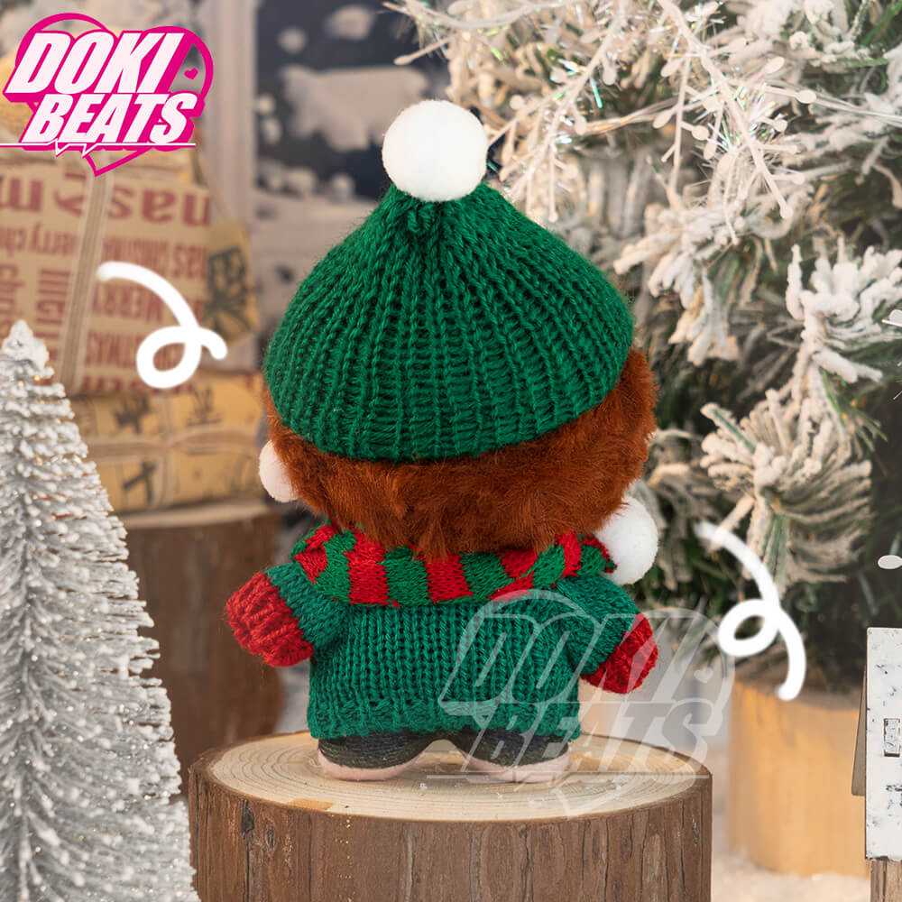 【IN STOCK】Dokibeats Christmas Sweater Clothes 10CM Green/Red