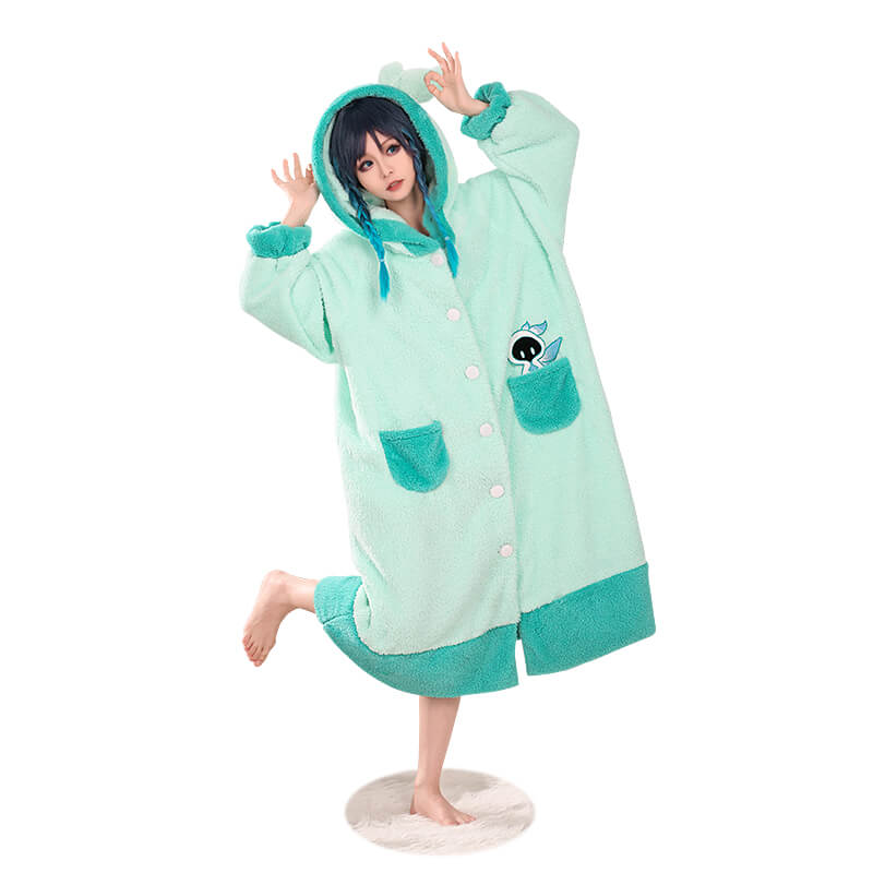 【In Stock】Dokibeats-SR Game Genshin Impact Cosplay Venti/Kazuha Costume Sleepwear Pajamas