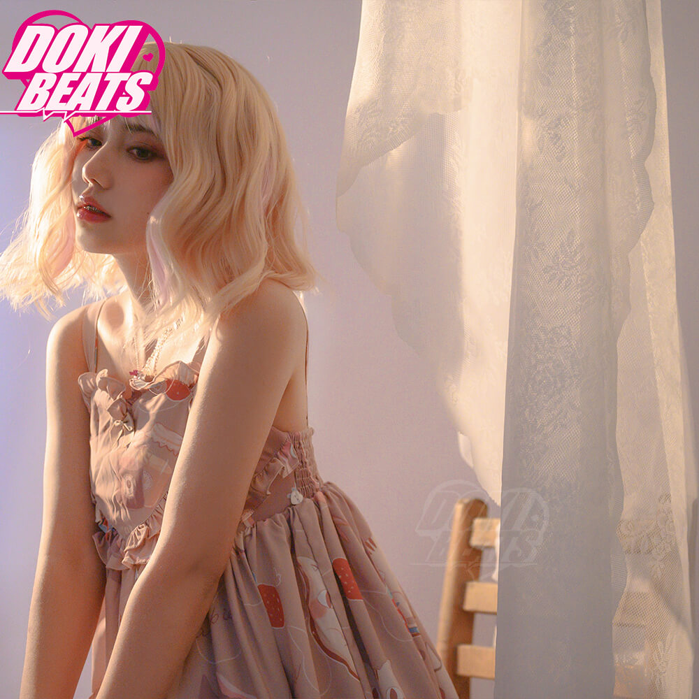 Dokibeats Short Cut Blonde Wig