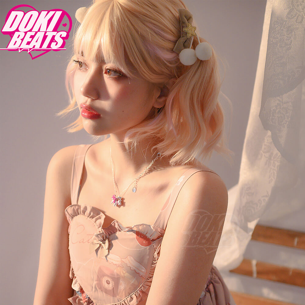 Dokibeats Short Cut Blonde Wig