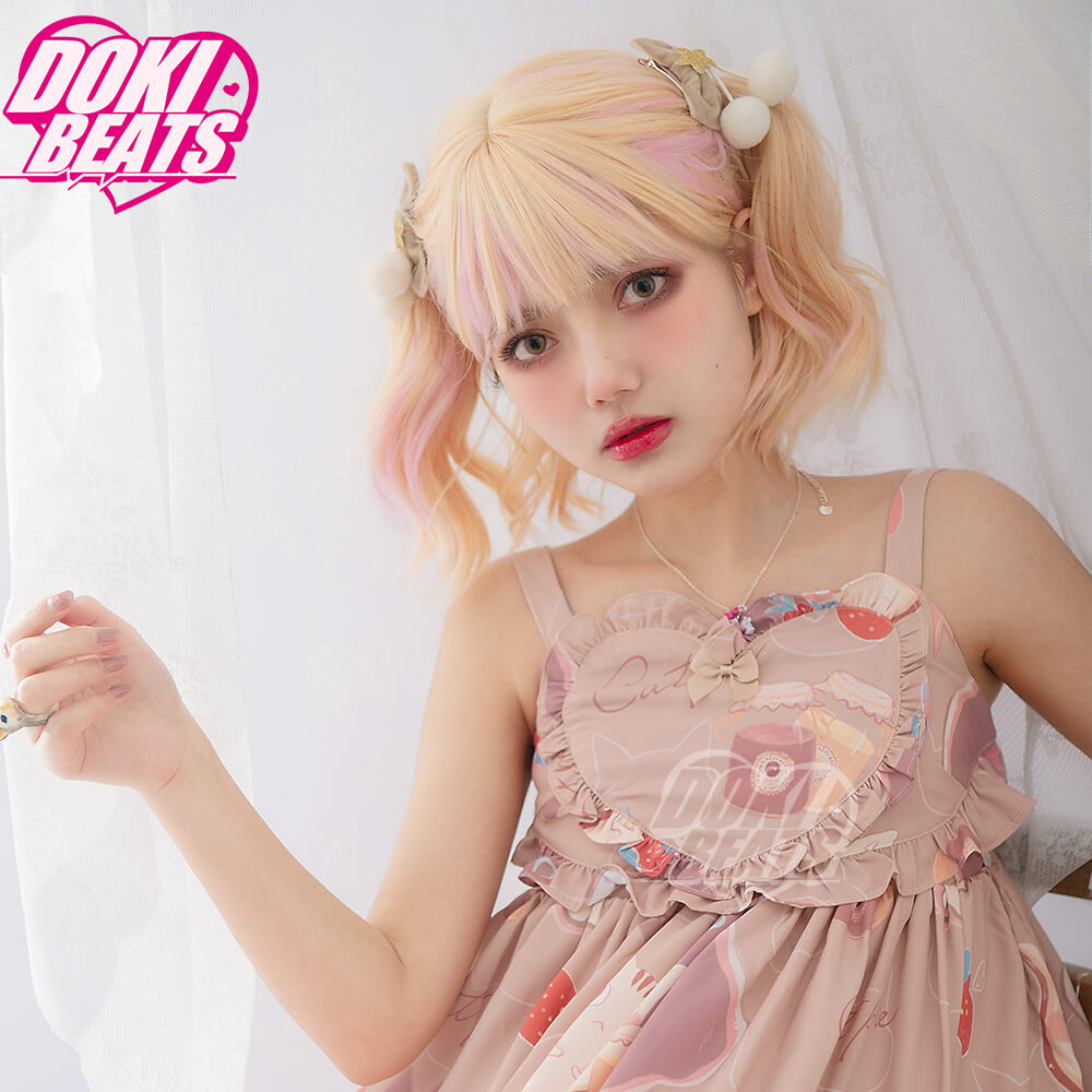 Dokibeats Short Cut Blonde Wig