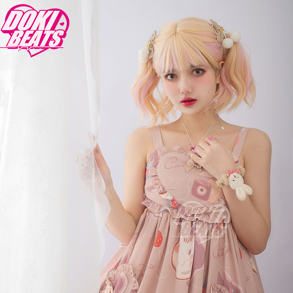 Dokibeats Short Cut Blonde Wig