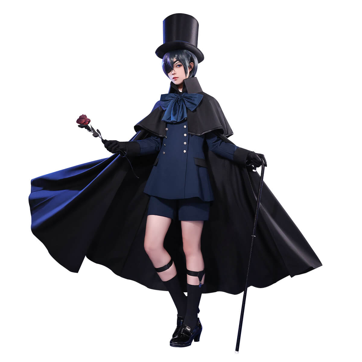 【Size S-3XL】Dokibeats-SR Anime Black Butler Cosplay Ciel Phantomhive Costume