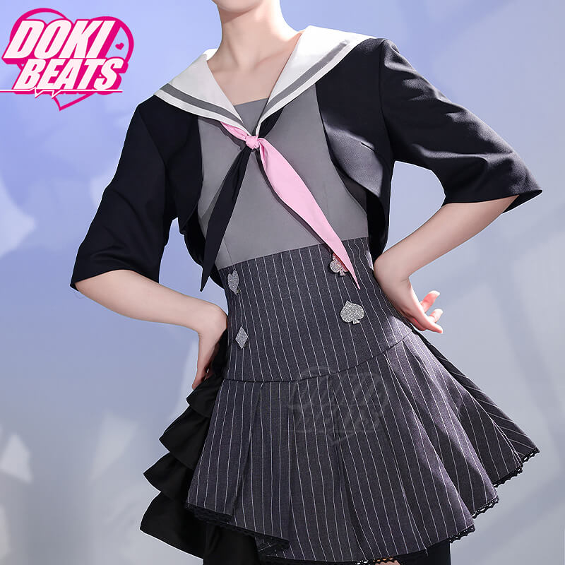 Game Prooject Sekaai Colorful Staage! Cosplay Akiyamaa Mizukii Costume