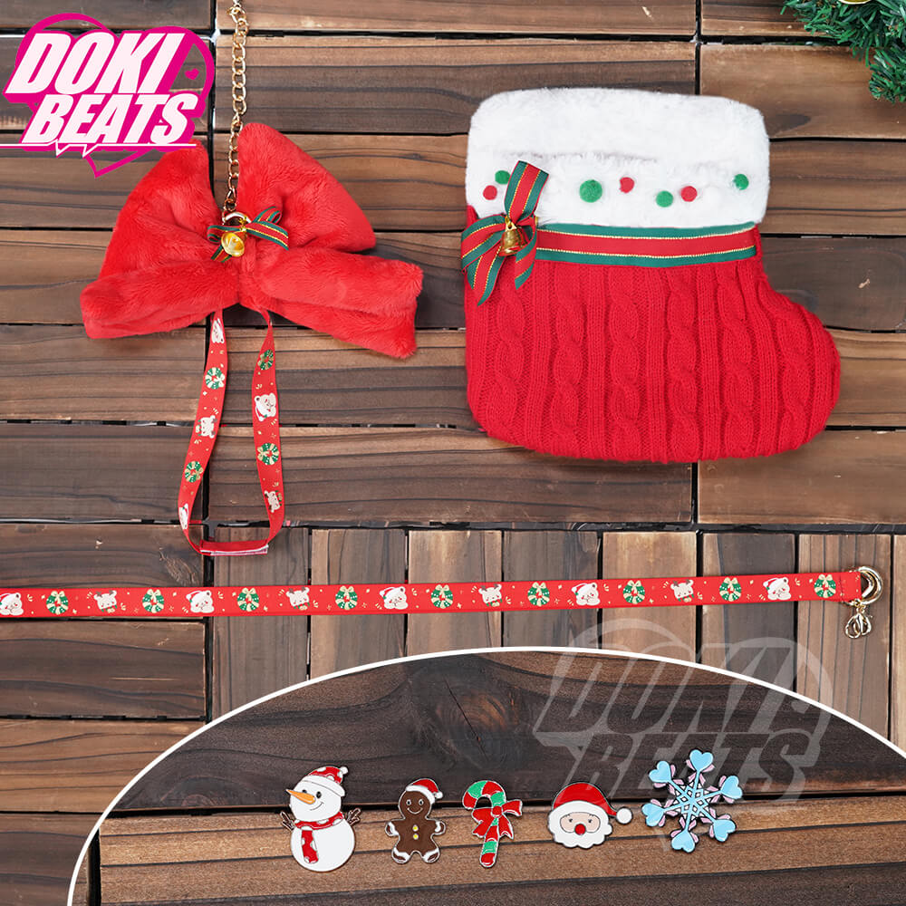 【In Stock】Dokibeats Christmas Socks/ Stockings 20CM Plushie