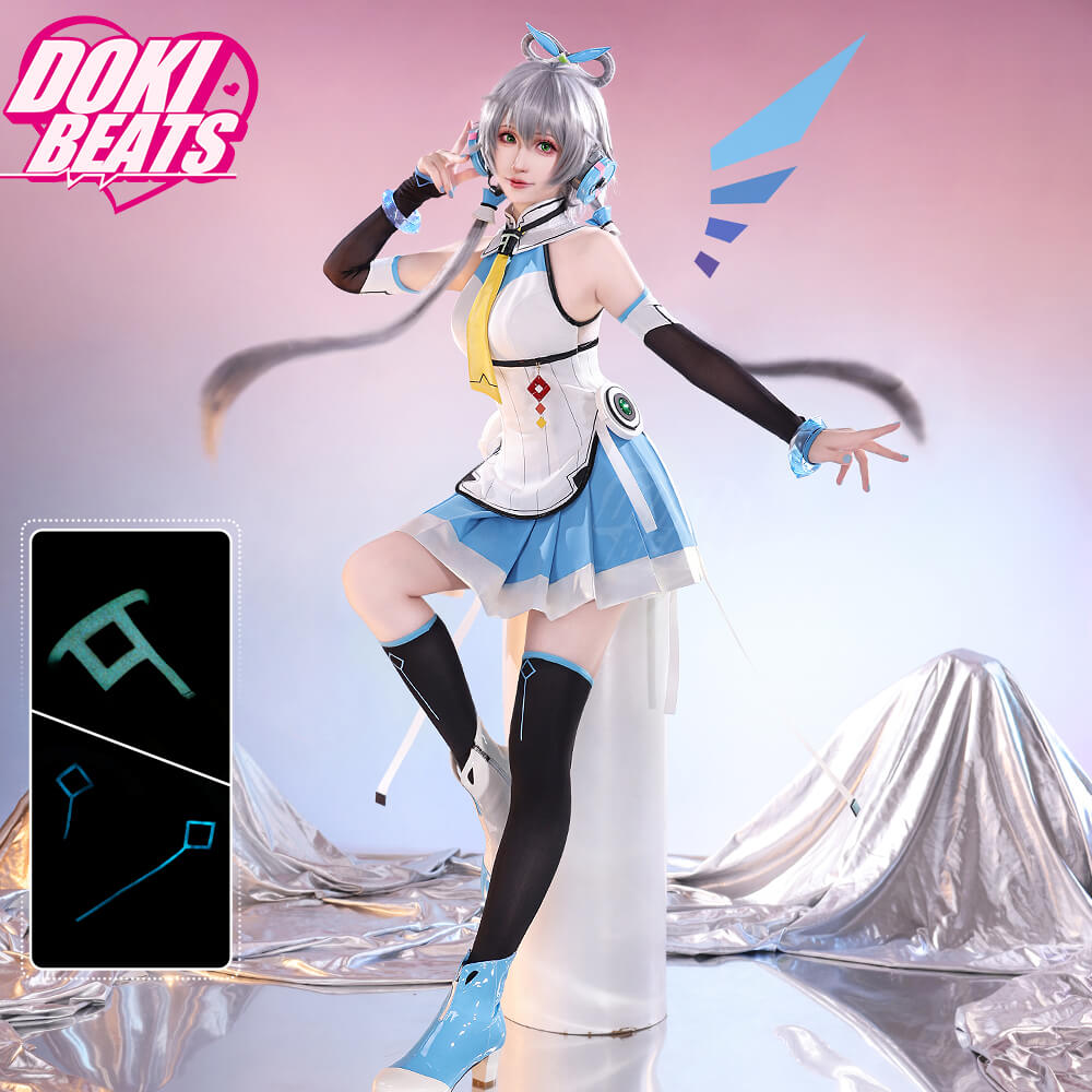 Luo TianYi Cosplay Costume Singer Cosplay Women Luminous Cute Costume Dress Luo Tianyi V4 Cosplay
