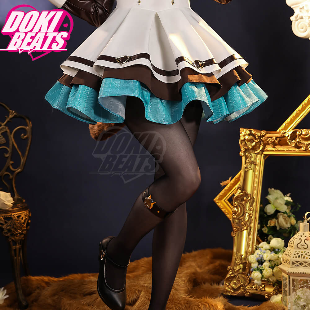 【Size S-3XL】Dokibeats-SR Game Genshin Impact Cosplay Lynette Costume Maid