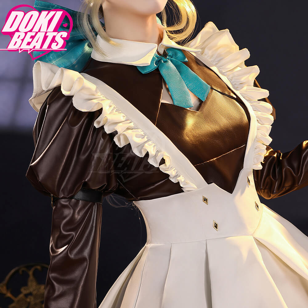 【Size S-3XL】Dokibeats-SR Game Genshin Impact Cosplay Lynette Costume Maid