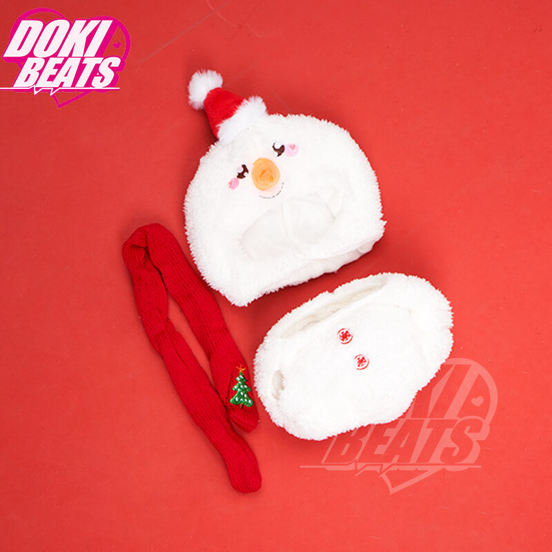 【IN STOCK】Dokibeats Christmas Snowman Cotton Doll Clothes 20CM FANMADE