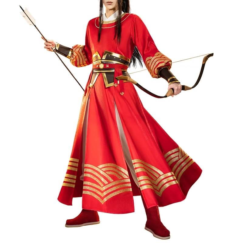 Anime Mo Dao Zu Shi Cosplay Wei Wu Xian / Lan Wangji Costume Riding Suit Dao Mo To Shi MDZS